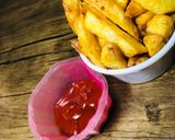 A picture of step 4 of French fries recipeII🍽.