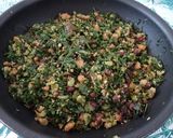 Foto do passo 2 de Bacalhau assado com batatas a murro e migas de couve com feijão azuki