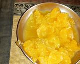 A picture of step 2 of Orange custard rice kheer.
