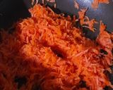 A picture of step 2 of Carrot Phirni.