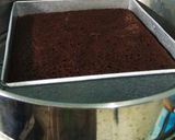 Foto langkah ke 7 dari resep Kue Ulang Tahun Sederhana (Basecake Brownis Kukus Ny. Liem).