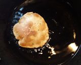 A picture of step 5 of Urad dal poori.