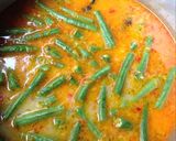 Foto langkah ke 5 dari resep Kuah santan tahu Tempe udang plus Kacang panjang.