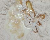 A picture of step 1 of Lachha paratha.