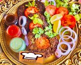 A picture of step 4 of Chapli kabab.