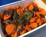 A picture of step 8 of Venison Stew with Carrots (Marinated in Wine, Armagnac, and Herbs).