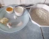 A picture of step 1 of Panini bread.