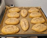 Szezámmagos szendvics vekni (teljes kiőrlésű) recept fázis 3 fotója