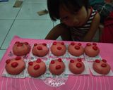 Foto langkah ke 10 dari resep Pao Pig (Isi Selai Strawberry).