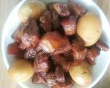 Hình bước làm 1 của món Thịt kho tàu
