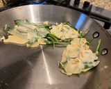 A picture of step 3 of Wild garlic pancake 🍃.