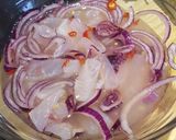 A picture of step 2 of Easy ceviche for beginners.