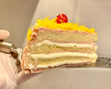 Foto del paso 15 de la receta: Pastel frío de jamón, queso y huevo hilado