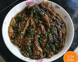 Hình bước làm 5 của món Cà tím nướng mỡ hành bằng nckd