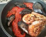Foto del paso 8 de la receta Espagueti nero con salsa de marisco⛵