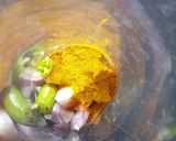 A picture of step 2 of Moong Dal Palak with Boiled Rice 😋.