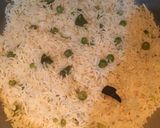 A picture of step 7 of Green Peas Capsicum Pulao.