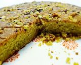 Une image de l'étape 9 de Moelleux aux amandes et pistache.