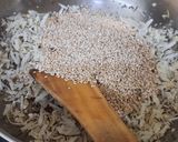 A picture of step 3 of Fried modak (tadniche modak).