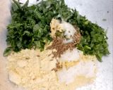 A picture of step 4 of Radish methi Paratha made with cornmeal.