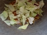 Tumis selada warna warni