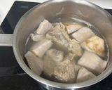 Hình bước làm 3 của món Canh Khoai Môn Nấu Rau Muống Rau Nhút