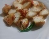 A picture of step 10 of Deep fried Cassava. #4weekschallenge.