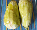 Foto del paso 3 de la receta: Berenjenas y pimientos al horno con picada de hierbas aromáticas