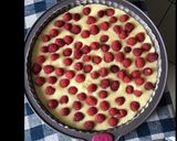 Une image de l'étape 3 de Flan aux framboises du jardin.