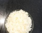 A picture of step 2 of Instant egg fried rice.