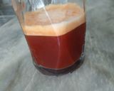 A picture of step 6 of Homemade red gel colour with beetroot.