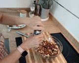 Foto del paso 4 de la receta: Ensalada de lentejas con pavo y manzana