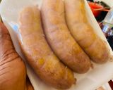 A picture of step 5 of Blanched Hungarian-style Beef Sausage.