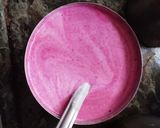A picture of step 2 of Beetroot dosa.