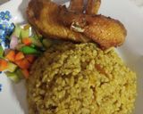 Foto langkah ke 4 dari resep Nasi kebuli ayam (Magicom).