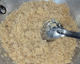 A picture of step 3 of Panchdhari ladoos.