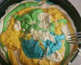 Kek marble warna warni kehidupan