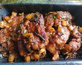 Foto del paso 5 de la receta: Costillas de cerdo con salsa de piña y albahaca picante