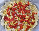Foto del paso 2 de la receta: Tarta de pollo y maíz con queso de cabra
