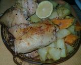 Foto del paso 4 de la receta: Pollo al horno con papas a la mostaza.🍗🍽