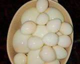 Hình bước làm 1 của món Trứng gà trà