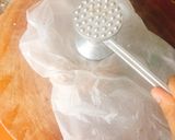 Hình bước làm 2 của món Chà bông heo (siêu tơi bằng máy nhồi bột)