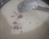 A picture of step 7 of Rice firni.