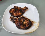 Une image de l'étape 8 de Côtes de porc marinées au chutney et persil grillées à la plancha.