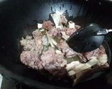 A picture of step 2 of Peshawari namkin karahi Resturants style.