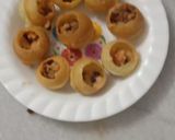 A picture of step 2 of Dahi papdi chaat.