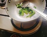 A picture of step 4 of Sabudana peanut khichdi(Tapioca pearls khichdi).