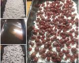 Egyszerű túrós-meggyes-almás recept fázis 2 fotója