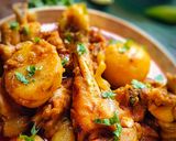 শাহী আলু চিকেন কারি (Shahi alu chicken curry recipe in Bengali) রেসিপির ধাপ 4 ছবি