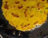 A picture of step 4 of Dal thepla.